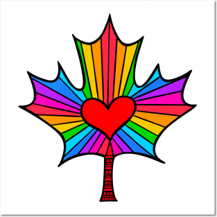 Canada Pride Maple Leaf Posters and Art